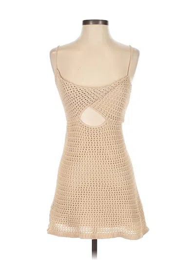 Pre-owned Unbranded Cocktail Dress In Brown