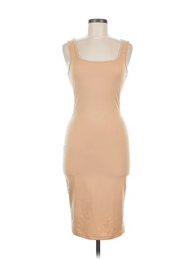 Pre-owned Unbranded Cocktail Dress In Brown