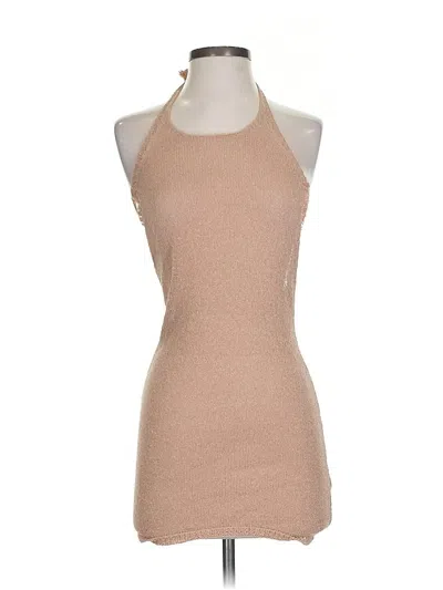 Pre-owned Unbranded Cocktail Dress In Brown