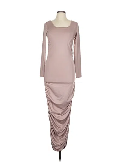 Pre-owned Unbranded Cocktail Dress In Brown