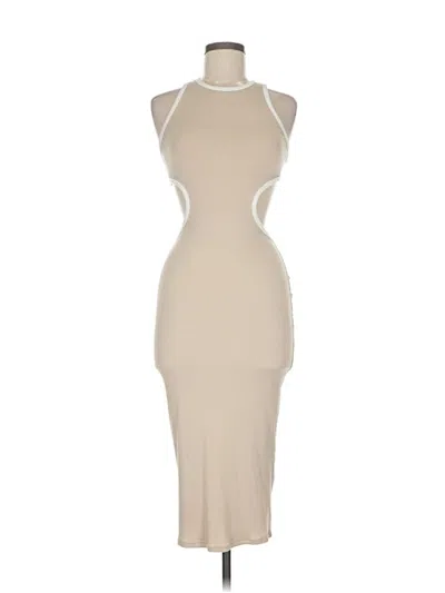 Pre-owned Unbranded Cocktail Dress In Brown