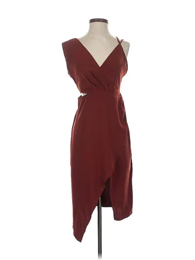 Pre-owned Unbranded Cocktail Dress In Brown