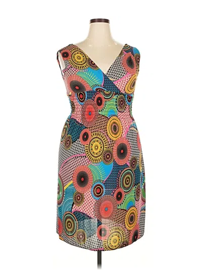 Pre-owned Unbranded Cocktail Dress In Brown