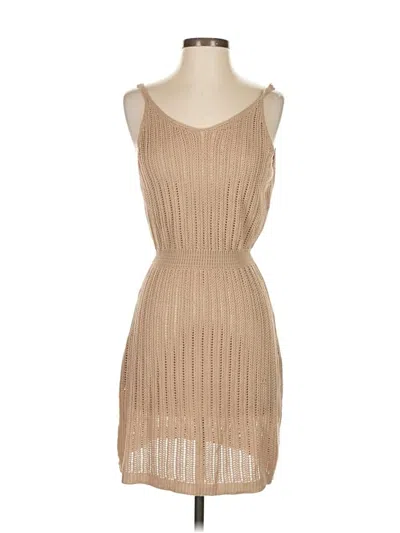 Pre-owned Unbranded Cocktail Dress In Brown