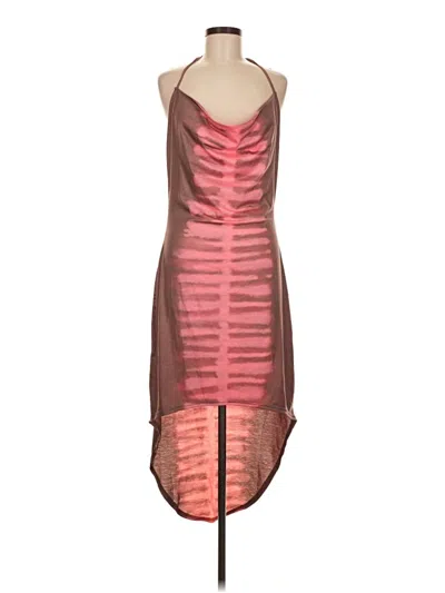 Pre-owned Unbranded Cocktail Dress In Brown