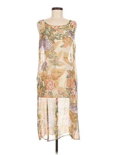 Pre-owned Unbranded Cocktail Dress In Brown