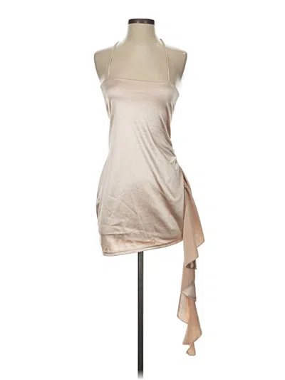 Pre-owned Unbranded Cocktail Dress In Brown