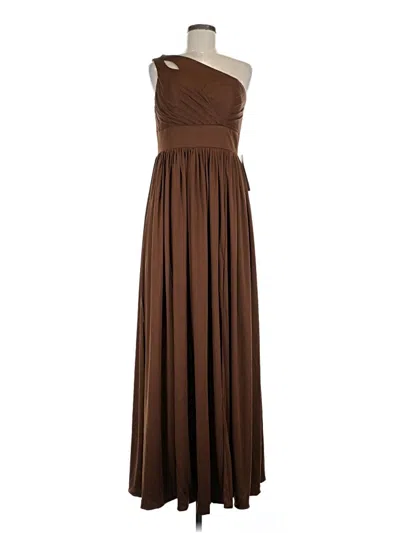 Pre-owned Unbranded Cocktail Dress In Brown