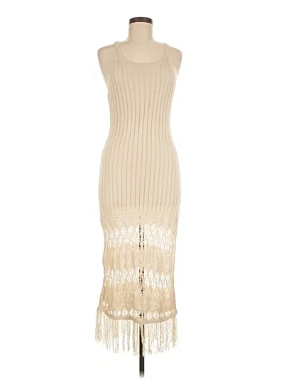Pre-owned Unbranded Cocktail Dress In Brown
