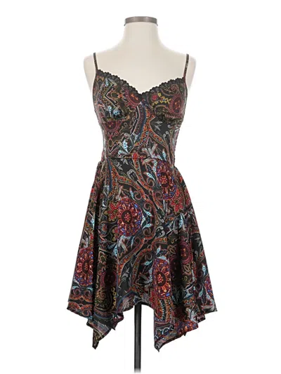 Pre-owned Unbranded Cocktail Dress In Brown