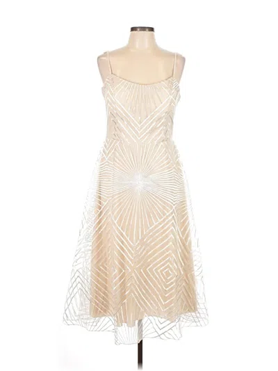 Pre-owned Unbranded Cocktail Dress In Brown