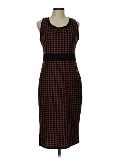 Pre-owned Unbranded Cocktail Dress In Brown