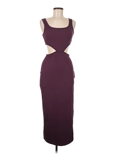 Pre-owned Unbranded Cocktail Dress In Burgundy