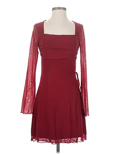 Unbranded Cocktail Dress In Burgundy
