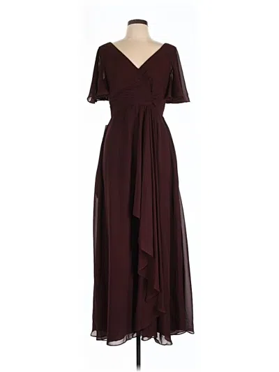 Unbranded Cocktail Dress In Burgundy