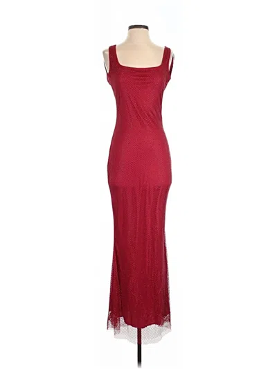 Unbranded Cocktail Dress In Burgundy