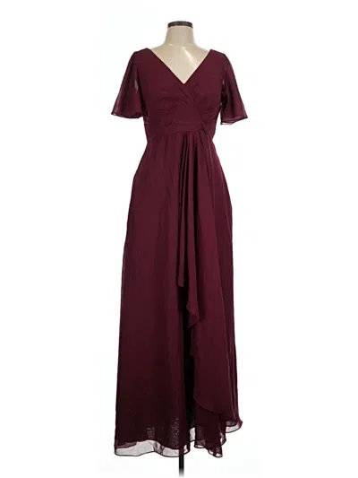 Unbranded Cocktail Dress In Burgundy