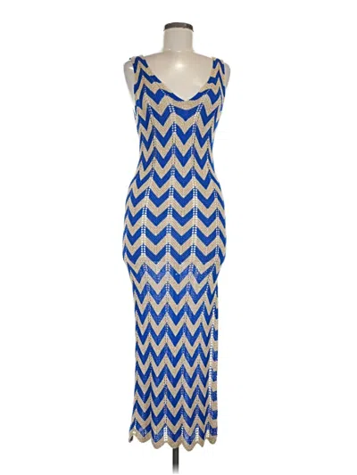 Pre-owned Unbranded Cocktail Dress In Gold