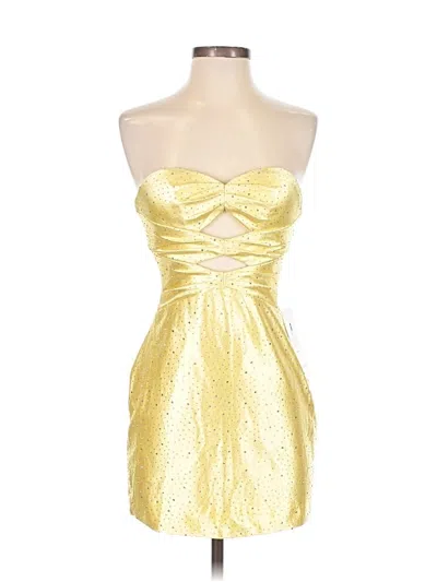 Unbranded Cocktail Dress In Gold