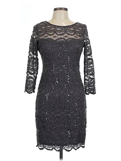 Pre-owned Unbranded Cocktail Dress In Gray