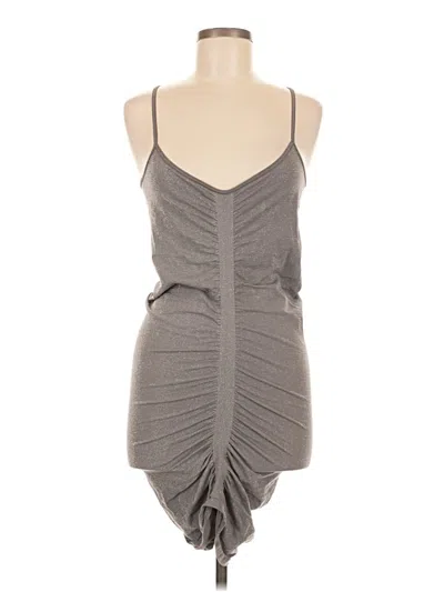 Pre-owned Unbranded Cocktail Dress In Gray