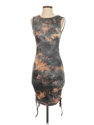 Pre-owned Unbranded Cocktail Dress In Gray