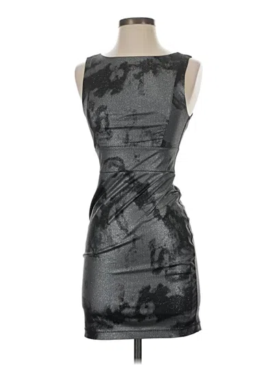 Pre-owned Unbranded Cocktail Dress In Gray