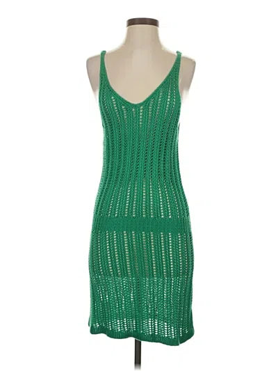 Pre-owned Unbranded Cocktail Dress In Green