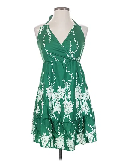 Pre-owned Unbranded Cocktail Dress In Green