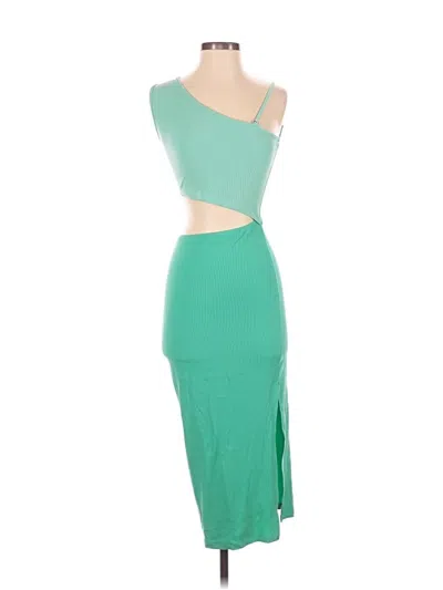 Pre-owned Unbranded Cocktail Dress In Green