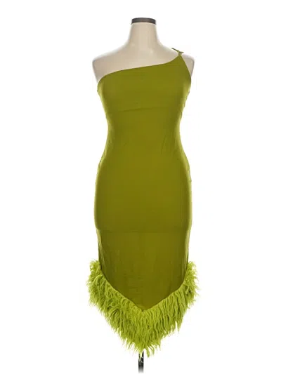 Pre-owned Unbranded Cocktail Dress In Green
