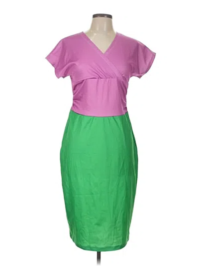 Pre-owned Unbranded Cocktail Dress In Green