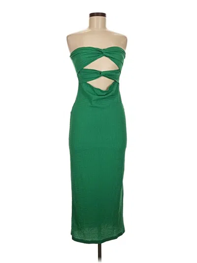Pre-owned Unbranded Cocktail Dress In Green
