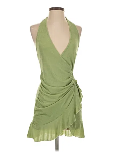 Pre-owned Unbranded Cocktail Dress In Green