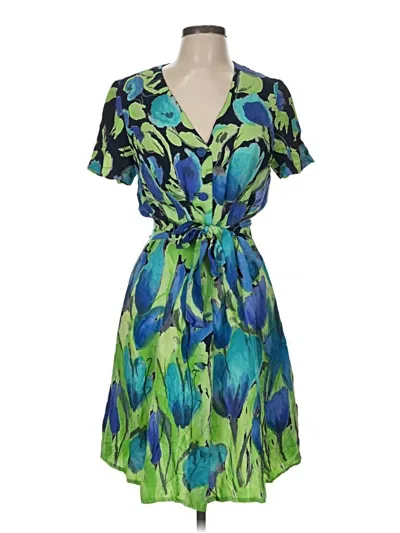 Pre-owned Unbranded Cocktail Dress In Green