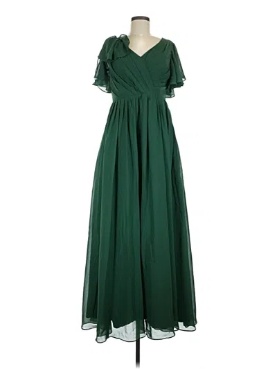 Pre-owned Unbranded Cocktail Dress In Green