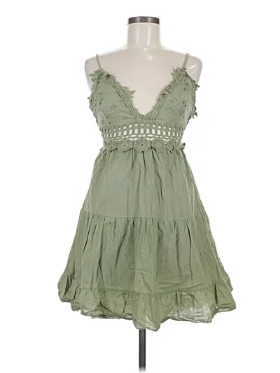 Pre-owned Unbranded Cocktail Dress In Green