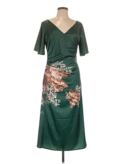 Pre-owned Unbranded Cocktail Dress In Green