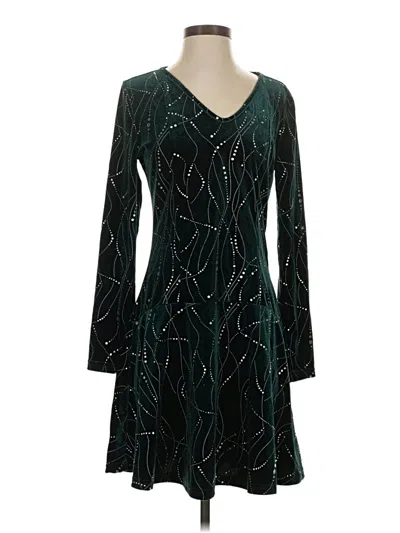 Pre-owned Unbranded Cocktail Dress In Green