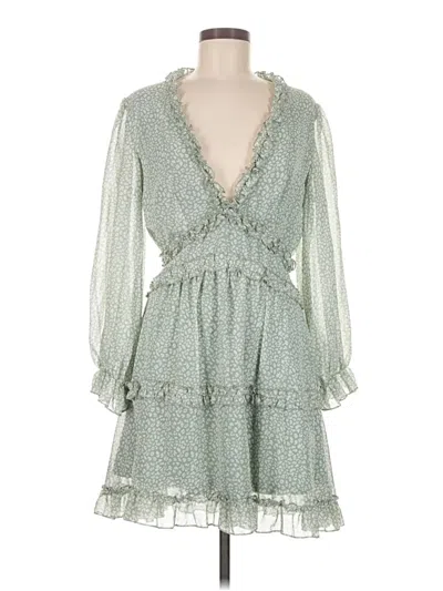 Pre-owned Unbranded Cocktail Dress In Green