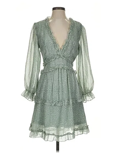 Pre-owned Unbranded Cocktail Dress In Green