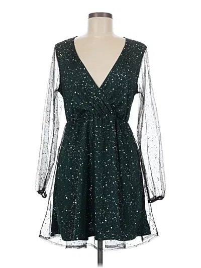 Pre-owned Unbranded Cocktail Dress In Green