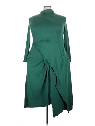 Pre-owned Unbranded Cocktail Dress In Green