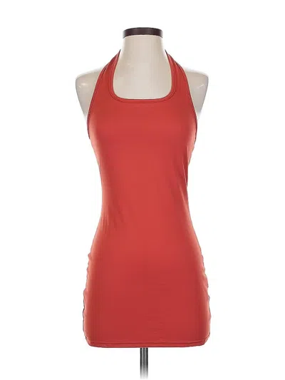 Pre-owned Unbranded Cocktail Dress In Orange