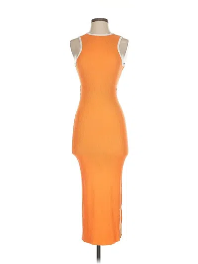 Pre-owned Unbranded Cocktail Dress In Orange