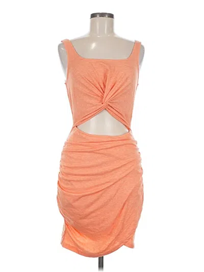 Pre-owned Unbranded Cocktail Dress In Orange