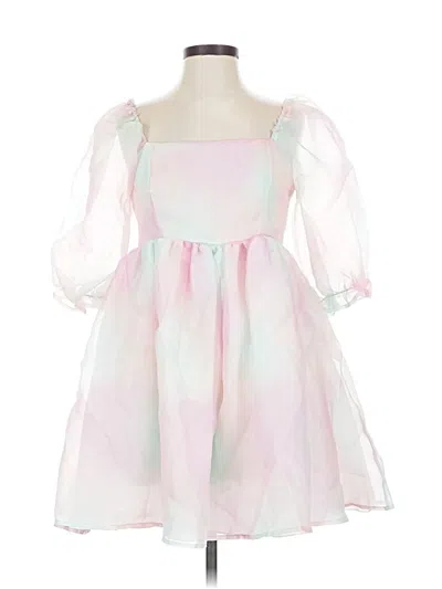 Pre-owned Unbranded Cocktail Dress In Pink