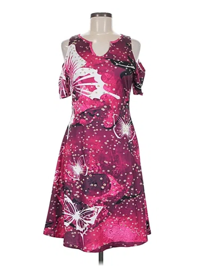 Pre-owned Unbranded Cocktail Dress In Pink
