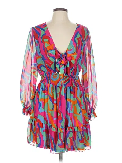 Pre-owned Unbranded Cocktail Dress In Pink