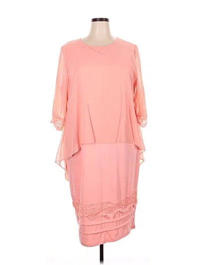 Pre-owned Unbranded Cocktail Dress In Pink
